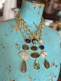 “Sacred Stone Statement Necklace” by Jennifer Thames Originals
