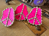 Peace, Love & Pink Ring