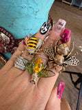Bee & Bug Stretch Rings