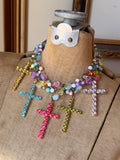 Prism Grace 5 Cross Necklace