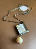 Art by Amy “Everyday Bloom” Pearl & Shadowbox Necklace