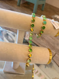 WAFA Emerald Glow Crystal Bracelet