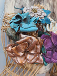 A Rare Bird Handmade Leather Bloom Pin
