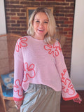 Candy Flowers Sweater