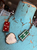 🎲 Domino Joy Necklace - Art by Amy