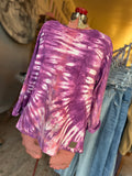 Jaded Gypsy Wandering Meadow Tie Dye Sweatshirt