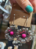 Pink Petal Glow Earrings