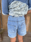 Blue Tide Boho Denim Shorts