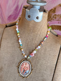 Darling Muse Portrait Necklace - Artsy Beads