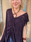 Plum Poetry Lace Tunic