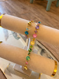 WAFA Multi Prism Fire Crystal Bracelet