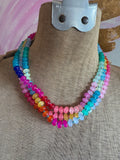 Candy Bead Necklace - Choice of Color