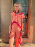 Lumi Peach Ruffle Set by Lady the Brand