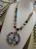 Peace Multi Necklace - Gold or Silver