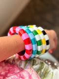 ✨ Candy Stripe Stacker Bracelets