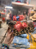 Leopard/Pink Boho Keepsake Convertible Clutch by A Rare Bird