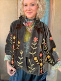 Wildflower Flight Velvet Jacket