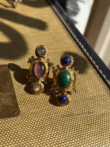 Trinity Stone Stack Rings