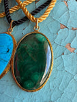 Jennifer Thames Gemstone Pendant Necklace