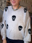 Spooky Cozy Skull Sweater