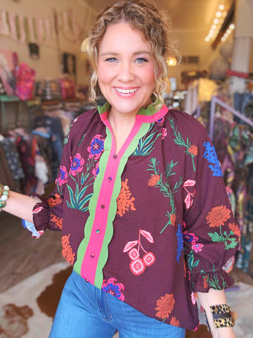 Autumn Bloom Blouse