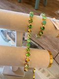WAFA Emerald Glow Crystal Bracelet