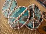 Teal Harmony Peace Ring
