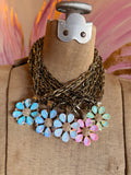 Opal Garden Crystal Necklace