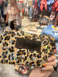 Leopard/Pink Boho Keepsake Convertible Clutch by A Rare Bird