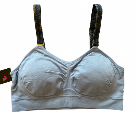 Strap Its Basic Bra - Denim