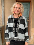 Blackbird Corset Stripe Pullover