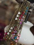 Gold Rebel Heart Chain