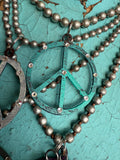 ✨ Peace, Love & Boho Necklace