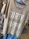 Jaded Gypsy Dirty Hippie Tee - Vintage Tan