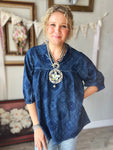 Denim Bandana Tunic