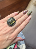 Moon Temple Labradorite Ring