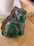 Jade Cat Spirit Ring