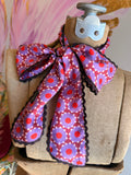 Electric Plum Silk Twilly