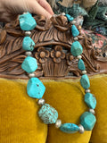 Chunky Turq Necklace by A Rare Bird