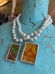 Kantha Holiday Glass Necklace