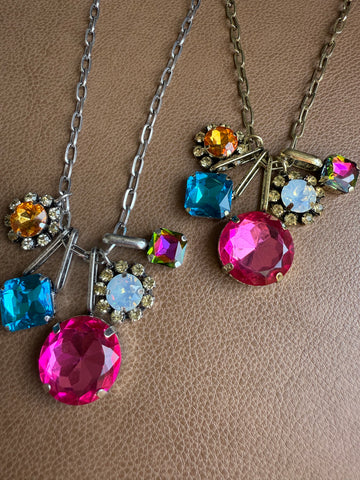 Dallas Alice Charm Necklace - Autumn