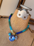 Blue Horizon Jade Drop Necklace
