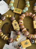 Wood Tile Mahjong Bracelet