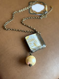 Art by Amy “Everyday Bloom” Pearl & Shadowbox Necklace