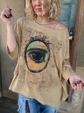 Jaded Gypsy Eye See You Free Top