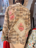 Honey Beige Floral Jacket by A Rare Bird
