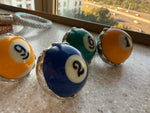 “Cue the Sparkle Rings” – Upcycled Pool Ball Stretch Rings