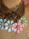 Opal Garden Crystal Necklace
