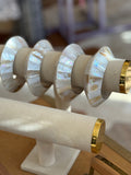 Starlight Mother-of-Pearl Mosaic Bangles