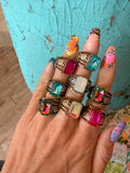 Gem Pop Stretch Rings